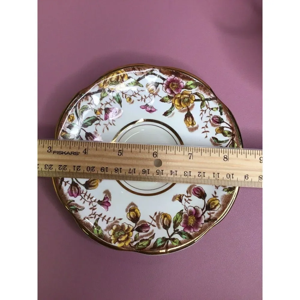 VINTAGE ROSINA DEMITASSE TEA COFFEE SET CUP & SAUCER SET ENGLAND FINE BONE CHINA